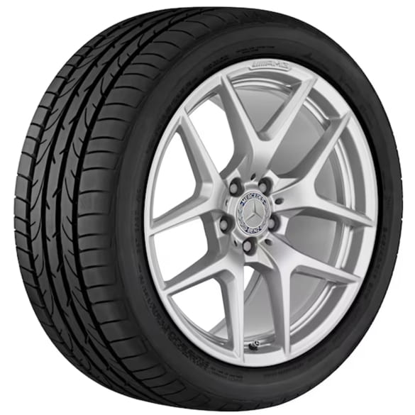 19 Zoll Felgen AMG GT C190 R190 Y-Speichen vanadiumsilber | A1904010300/0400 7X45