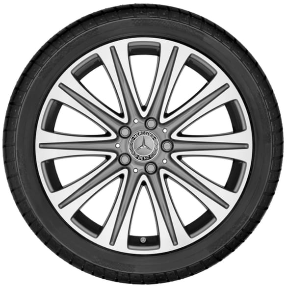 19 Zoll Felgensatz in tremolit-metallic 10-Speichen E-Klasse W213 Original Mercedes-Benz | A2134010500/6007X44-Satz