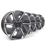 19 Zoll Felgen Kia EV9 MV1 bicolor Gaori 6-Speichen 4-teiliger Satz Original Kia