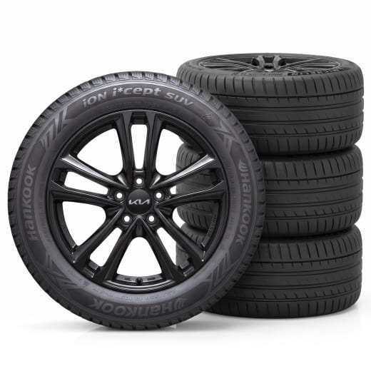 19 Zoll Winterräder Kia EV6 Tarvos 5-Doppelspeichen schwarz | WTEV6923555BBTB/PBTB