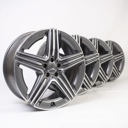 20 inch AMG velgenset GLC Coupé C254 tantalgrau 5-dubbele-sp | A2544010600 7Y51-C254