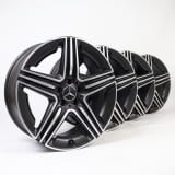 20-inch AMG velgenset GLC Coupé C254 zwart 5-dubbele spaak Original Mercedes-AMG