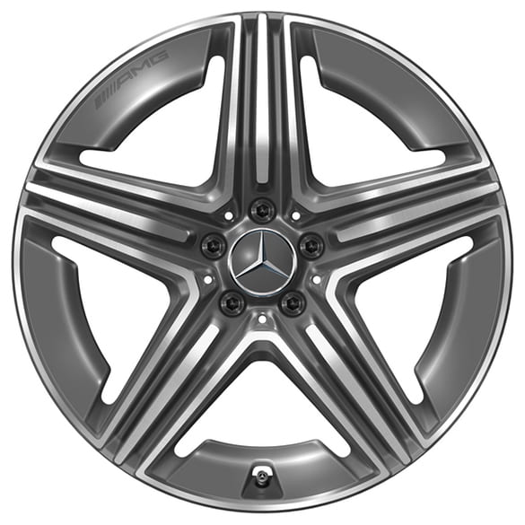 20-inch AMG velgenset GLC Coupé Hybrid C254 tantalgrau 5-dubbele-spaken Original Mercedes-AMG