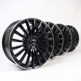 20 inch AMG velgenset GLC X254 SUV hybrid zwart multi-spaak Original Mercedes-AMG