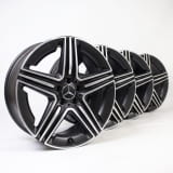 20 inch AMG velgenset GLC X254 zwart 5 dubbele spaken Origineel Mercedes-AMG