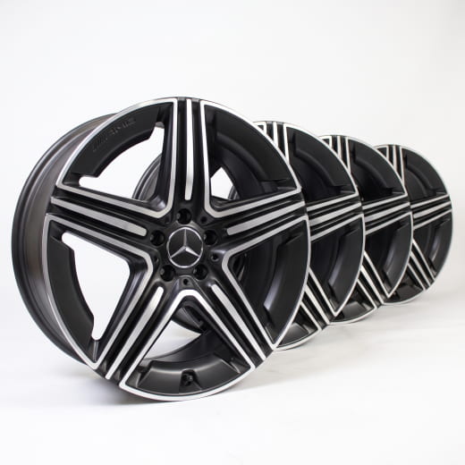 20 inch AMG wheels GLC Coupe C254 black 5 double spokes Genuine | A2544010600 7X23-C254