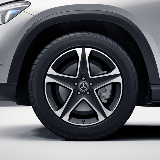 20 inch GLE V167 5-spoke rim set genuine Mercedes-Benz | A16740122/2300-7X23-V167
