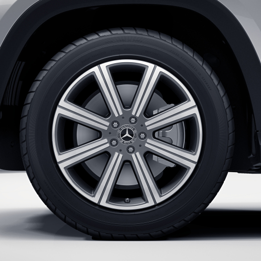 20 inch GLS X167 rims himalaya grey 8-spoke Genuine | A16740109007X21-B