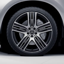 20 inch EQC N293 velgen zwart 5-spaaks origineel Mercedes-B | A2934010600/0400-7X23