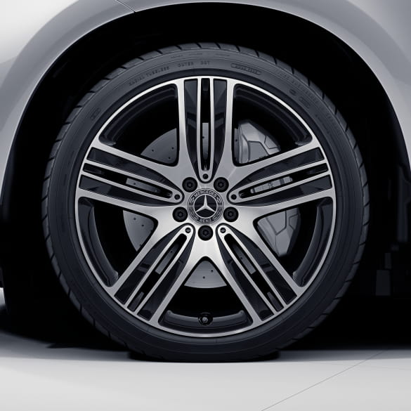 20 inch EQC N293 velgen zwart 5-spaaks origineel Mercedes-B | A2934010600/0400-7X23