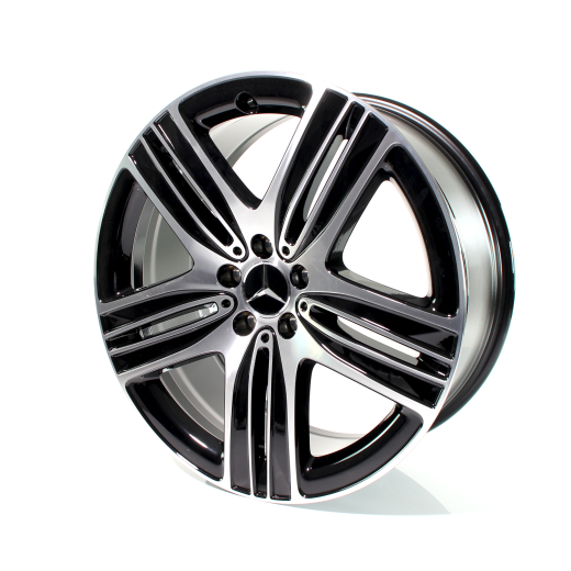 20 inch EQC N293 velgen zwart 5-spaaks origineel Mercedes-B | A2934010600/0400-7X23