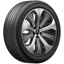 20 inch EQC N293 velgen zilver 5-spaaks Origineel | A2934010300/0500-9Y80