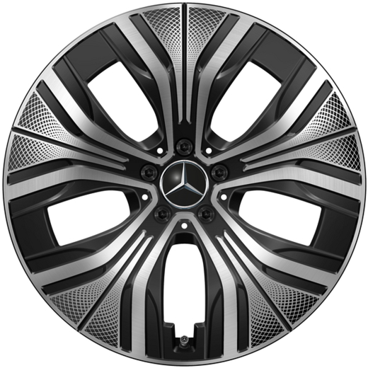 20 inch velgenset EQE SUV X294 5-spaaks Aero bedrukt | A2944010600 9Y73-X294