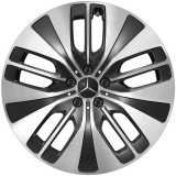 20 inch velgenset EQE V295 zwart veelspaaks Original Mercedes-Benz