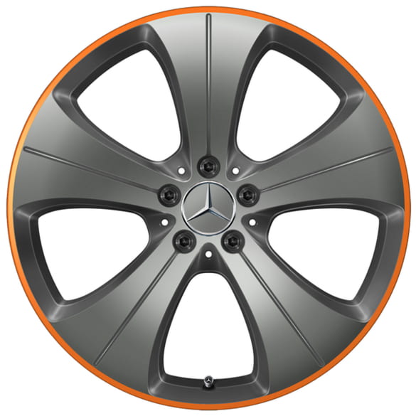 20 inch velgenset GLB X247 5-spaaks tremolit-metallic glansgedraaid Mercedes-Benz