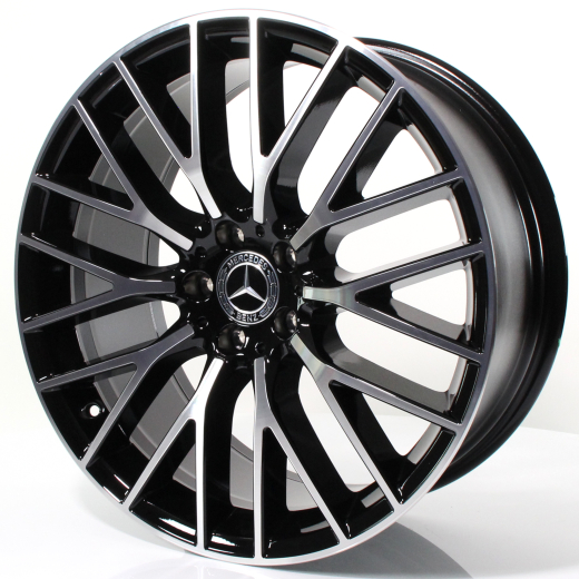 20 inch velgenset S-Klasse W223 Y-spaken zwart glanzend | Mk | A22340138/39007X23