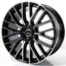 20 inch velgenset S-Klasse W223 Y-spaken zwart glanzend | Mk | A22340138/39007X23