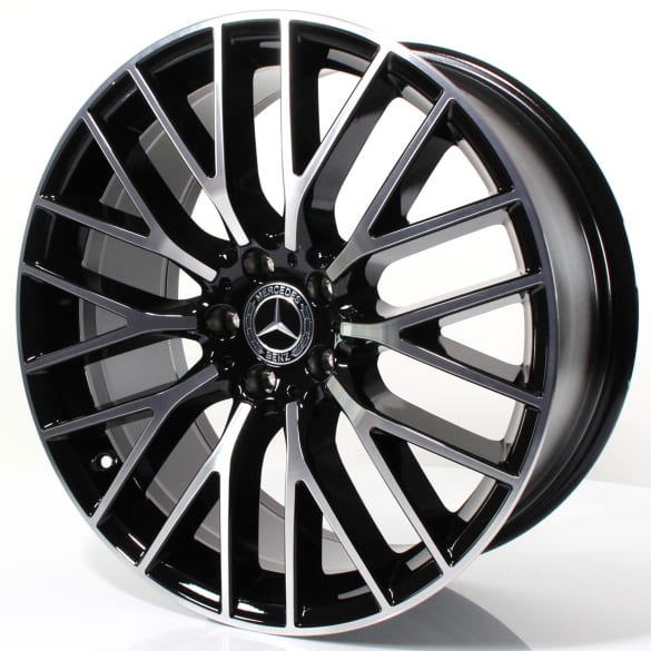 20 inch velgenset S-Klasse W223 Y-spaken zwart glanzend | Mk | A22340138/39007X23