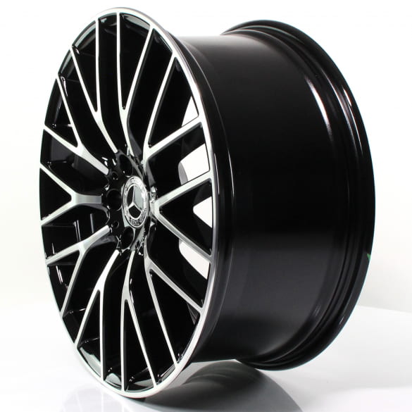 20 inch velgenset S-Klasse W223 Y-spaken zwart glanzend | Mk | A22340138/39007X23