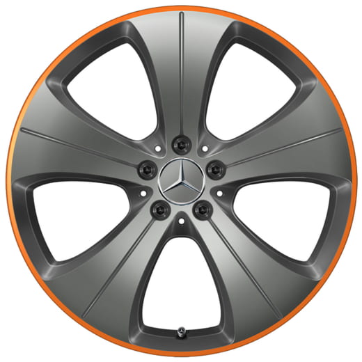 20 inch rims GLA H247 5-spoke-wheel genuine Mercedes-Benz | A2474013700 7Y06-B