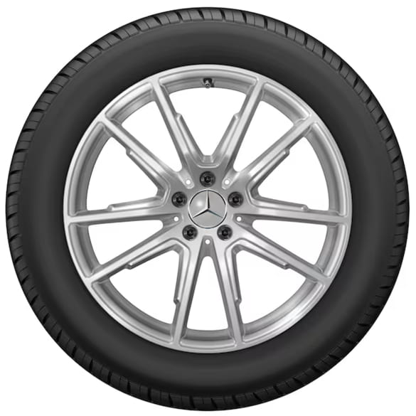 20 inch Zomerbanden EQS SUV X296 zilver Original Mercedes-B  | Q440651410040-Set