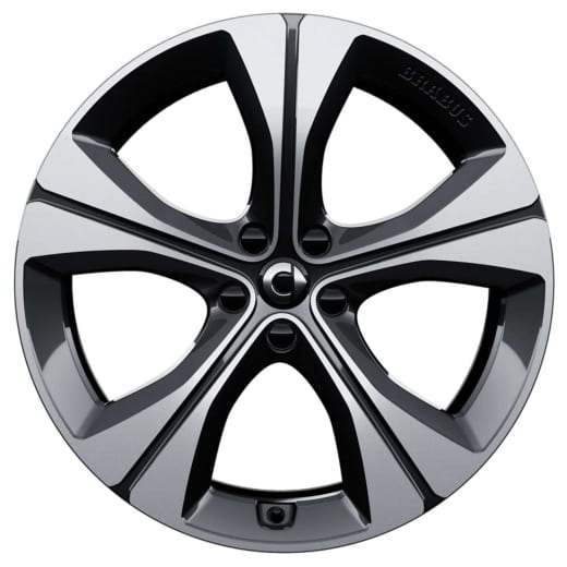 Set di cerchi BRABUS da 20 pollici Smart THREE #3 design a 5 razze originale Smart | QAP8893108362-Satz