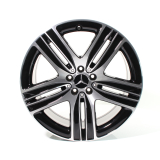 Set di cerchi da 20 pollici EQC N293 a 5 razze nero Original Mercedes-Benz