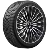 Roues hiver AMG 20 pouces Classe E W214 S214 noires multibranches originales Mercedes-Benz Conti