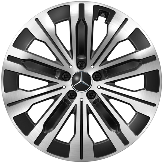 Lot de jantes 20 pouces EQE SUV X294 à 10 branches Aero noir | A2944010900 7X23-X294