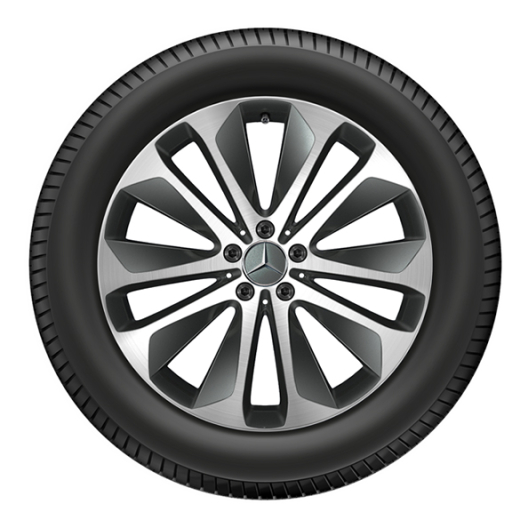 Jeu de jantes 20 pouces GLE V167 10 branches Original Mercedes-Benz | A16740107/0800-7X21-V167