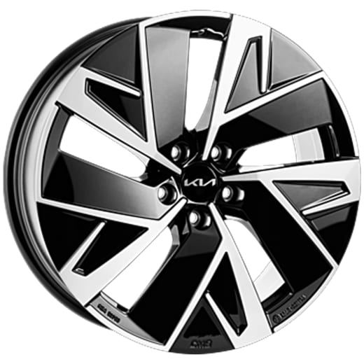 Roues hiver 20 pouces Kia EV6 CV Aero noir diamant brillant | WTEV62025545BRAE-K