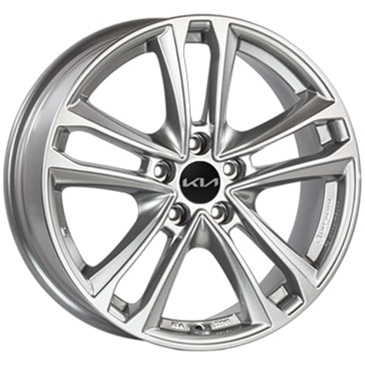 pneus hiver 20 pouces Kia EV6 CV Tarvos 5 doubles branches argent | WTEV62025545BBTA/PBTA