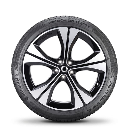 Roues hiver 20 pouces Smart #3 design 5 branches Original BRABUS | QAP8893108362-K