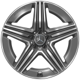 Juego de llantas AMG de 20 pulgadas GLC X254 tantalgrau 5 dobles radios Original Mercedes-AMG
