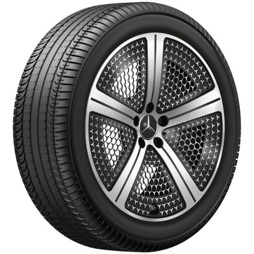 Llantas de 20 pulgadas EQE SUV X294 de 5 radios negras originales Mercedes-Benz | A2944000300 7X23-X294