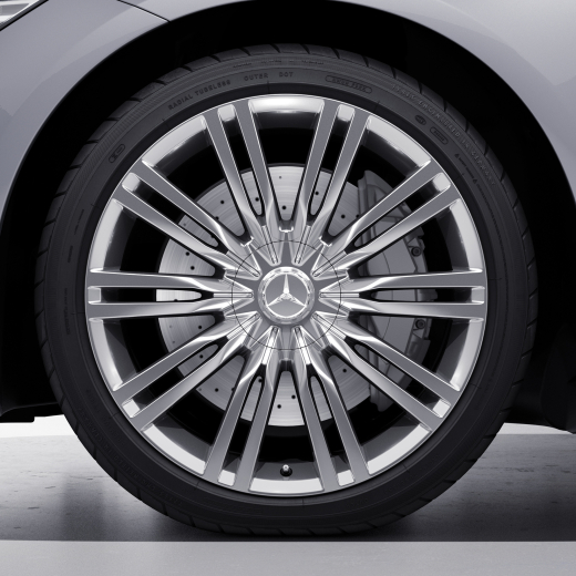 Llantas de 20 pulgadas Clase S 223 de 10 radios dobles, plata, originales Mercedes-Benz | A22340140/4100