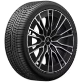 Ruedas de invierno de 20 pulgadas Clase E W214 S214 negras de 10 radios dobles Original Mercedes-Benz Continental