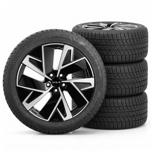 20 Zoll Winterräder Kia EV6 CV Aero Diamantschwarz glänzend | WTEV62025545BRAE-K