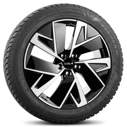 20 Zoll Winterräder Kia EV6 CV Aero Diamantschwarz glänzend | WTEV62025545BRAE-K