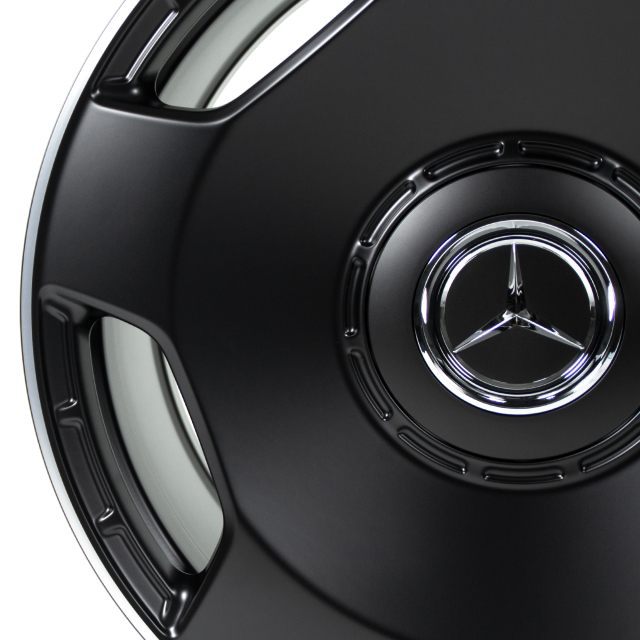 21 inch AMG GT X290 5-hole forged rims black matte genuine Mercedes-AMG ...