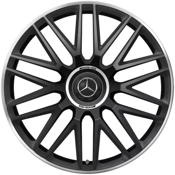 21-inch forged wheels AMG GT 43 C192 Y-spoke black matte