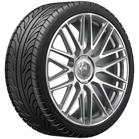 21-inch forged wheels AMG GT 43 C192 Y-spoke titanium grey | A2324012900/A1924010600 7X21-C192