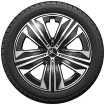 21 inch velgenset EQS SUV X296 Mercedes-Benz | A2964010500 7X23-B