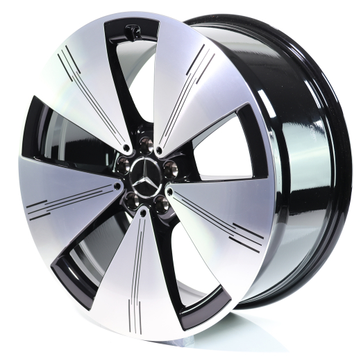 21 inch Mercedes velgen EQS V297 zwart Mercedes-Benz | A2974011100 9Y73-V297