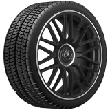 21 pollici AMG gomme invernali SL R232 nero opaco a 10 razze Original Mercedes-AMG