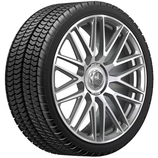 Cerchi forgiati da 21 pollici AMG GT 43 C192 a razze Y grigio titanio | A2324012900/A1924010600 7X21-C192