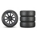 Jantes été 21 pouces BRABUS smart #5 HY11 Monoblock Z noir Continental