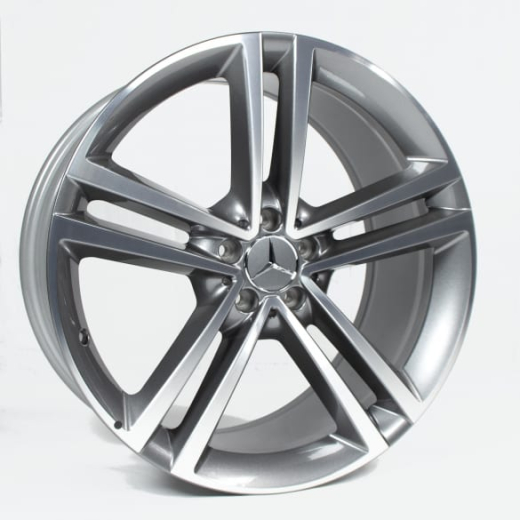 Juego de llantas de 21 pulgadas GLE Coupé C167 gris himalaya torneado brillante | A16740103/1100-7X21-C167