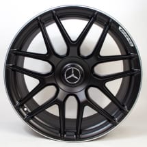 21 Zoll AMG GT X290 Schmiedefelgen Kreuzspeichen schwarz matt Original Mercedes-AMG | A29040108/0900-7X71