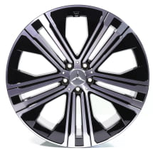 22 inch velgen EQS V297 zwart Origineel Mercedes-Benz | A2974011200 7X23-B